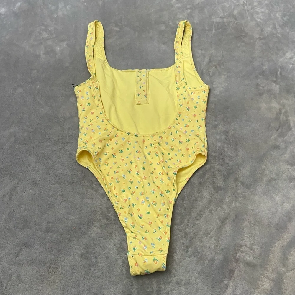 New! Frankies Bikinis x PAMELA ANDERSON Pacific Cheeky One Piece 27693